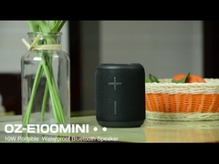 Ozzie 10W de salida Trolley IPX7 altavoz Bluetooth a prueba de agua con luces RGB