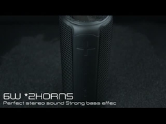 altavoz inalámbrico LED de primera calidad 12W IPX7 resistente al agua con función TWS