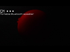 Mini altavoz exterior, altavoz Bluetooth de 3.7V 800mAh con radiador de bajo.