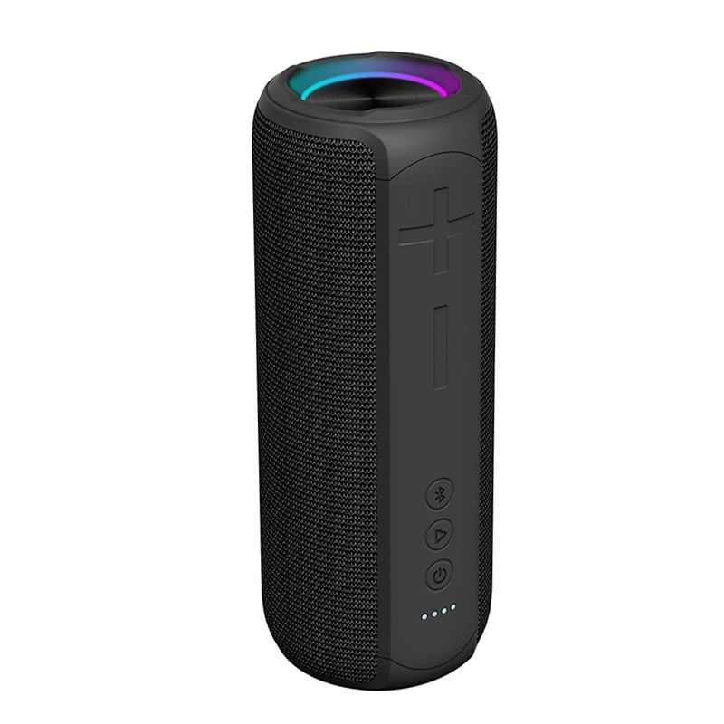 Luces LED Inalámbrico Bluetooth Altavoz portátil IPX7 Soporte impermeable TF BT AUX