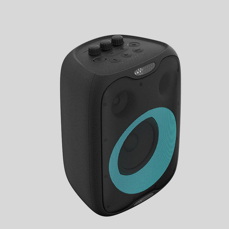 3 KGS Sistema de sonido para fiestas al aire libre en negro
