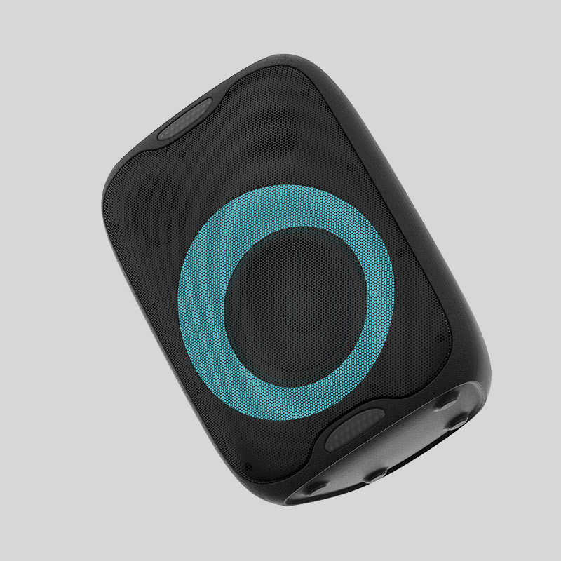 3 KGS Sistema de sonido para fiestas al aire libre en negro