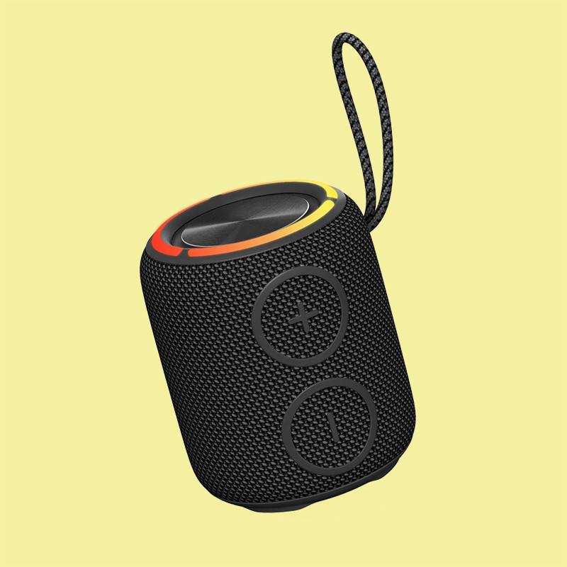 Fuente de alimentación altavoz Bluetooth inalámbrico V5.3 impermeable IPX7 TPU ABS de tejido 16W altavoz
