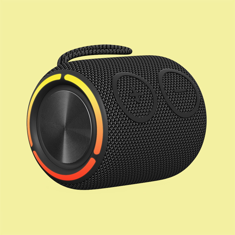Fuente de alimentación altavoz Bluetooth inalámbrico V5.3 impermeable IPX7 TPU ABS de tejido 16W altavoz