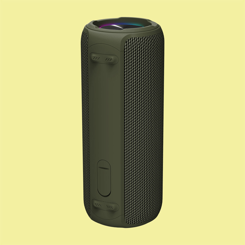 5V 2A 30W Potente altavoz de bajo LED luz Bluetooth con tarjeta SD AUX IN
