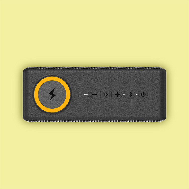 10m Largo Carga inalámbrica Bluetooth altavoz 10-15W Cargador inalámbrico altavoz 4-12H Tiempo de juego