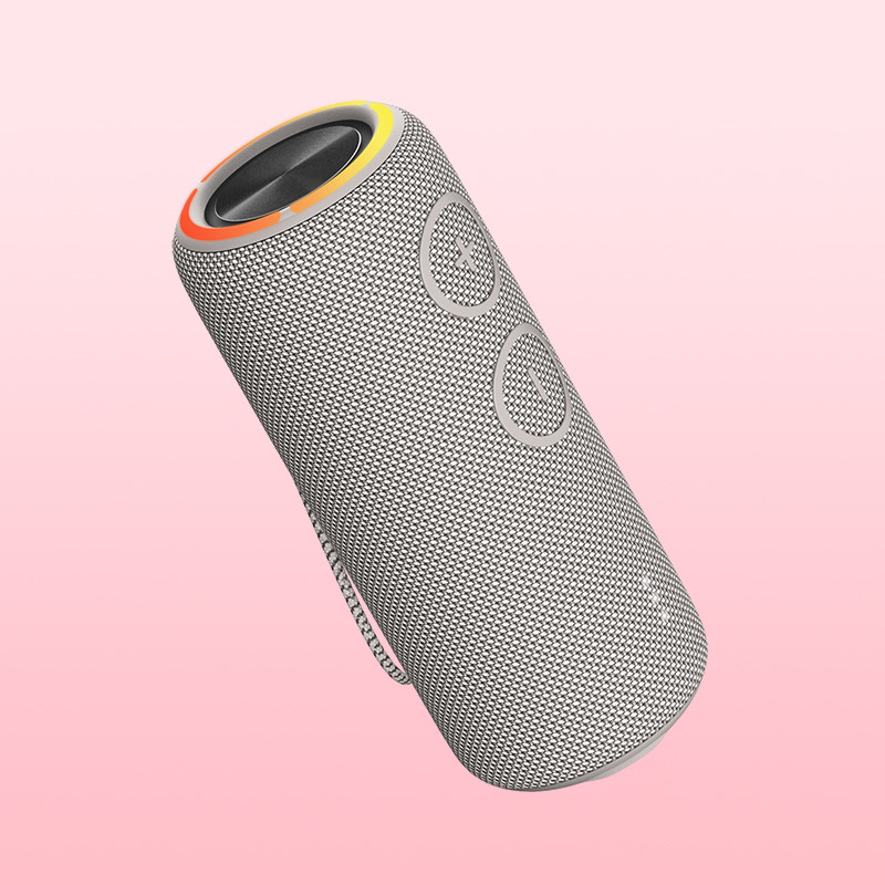 TWS portátil inalámbrico de tela Bluetooth 5.3 altavoz con IPX7 impermeable y 11 horas de tiempo de trabajo