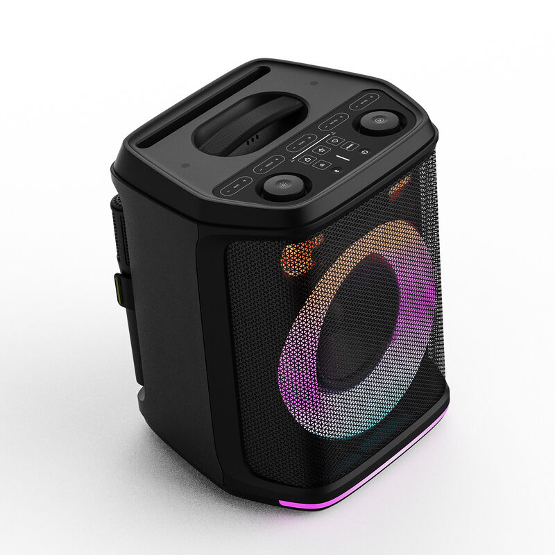 New Arrival 6.5inch Bluetooth Speakers 120w Big Bass Battery Powered Pa Speaker Led Rgb Light Bluetooth Karaoke Speaker